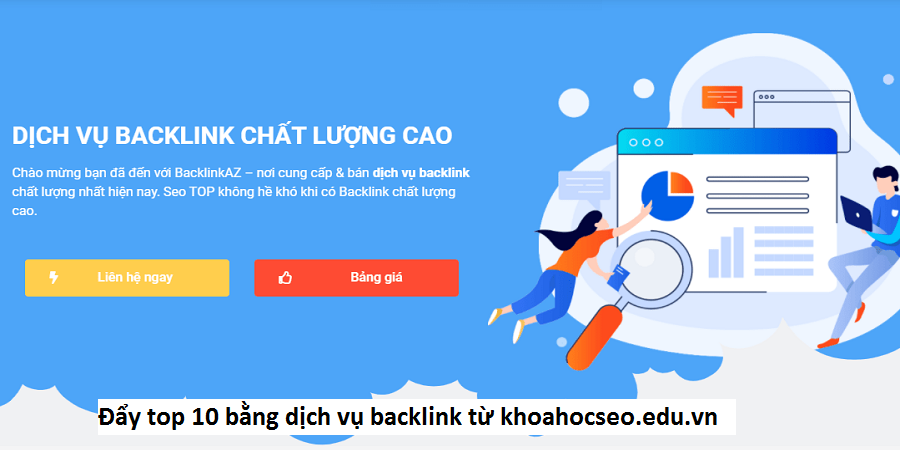 Đẩy top 10 bằng dịch vụ backlink từ khoahocseo.edu.vn